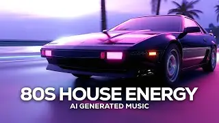 80s House Music Night Drive - Retro Synth & Neon Vibes