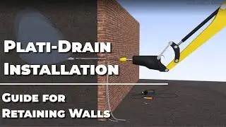 Platipus Plati-Drain Anchor System - Installation Guide for Retaining Walls