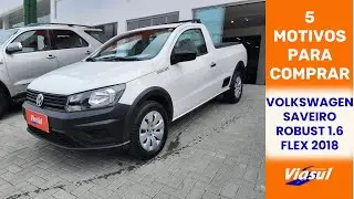 VW SAVEIRO ROBUST ANO 2018.Essa &eacute; bruta econ&ocirc;mica e boa capacidade de carga. &eacute; completa e esta linda