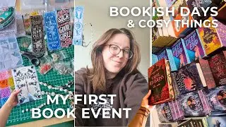 Bookish days in my life: book event, Vinted finds, making bookmarks & Reading Quiksilver ✨
