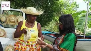 Guadeloupe Street Vendor Shopping