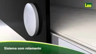 Sistema deslizante para porta de correr RV 3004, Rometal