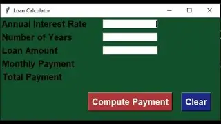 python daily project loan calculator