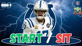 Week 9: QBs Start/Sit | All Matchups