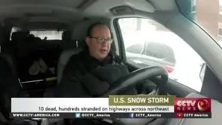 Driving in D.C. after first blizzard of 2016