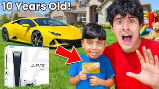 Saying YES To My 10 Year Old BROTHER For 24 Hours!