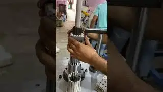 Semi coil inserting machine