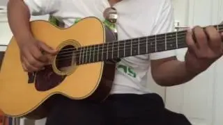 Martin om-28GE  K&K pickup with Acus one 8  Amp