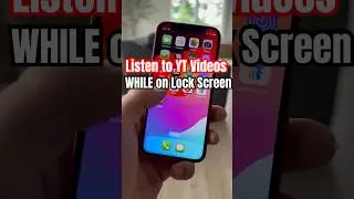 How to Listen to YouTube Videos on iPhone Lock Screen!