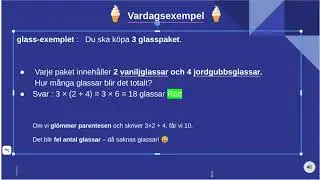 Algebra-Multiplikation med parenteser-