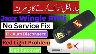 Jazz R191J Wingle Unlock 🔓 | Without Open All Sim Work | imei Repair | Latest Update Fix Final 2024