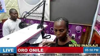 AMULUDUN 99.1 FM MONIYA IBADAN...O TA WON YO