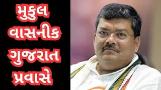 GUJARAT : સંગઠનને જળમૂળથી મજબૂત કરવા પ્રયાસ | #mukulwasnik , #gujaratcongress ,#politicalvisit