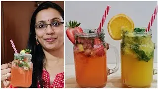 The Best & Easiest Mojito Drinks|Strawberry Mojito|Orange Mojito| Summer Drinks |Mocktail | Ep:153