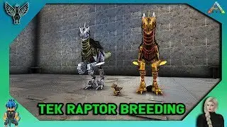 ARK: TEK RAPTOR BREEDING! THE CUTEST TEK BABY?