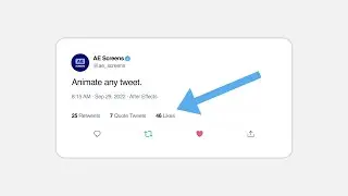 Tweet UI &ndash; After Effects Template