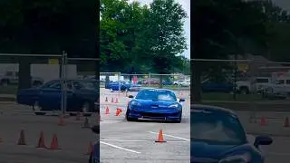 2007 Z06 with a LS7 Texas Speed Motor on the Autocross!!! #chevy #corvette #fast #autocross #shorts
