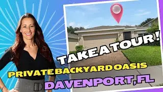 Take a tour inside this 3/2 with a huge backyard in Davenport, FL