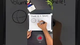 Volume of a Sphere #formula #educational #maths #fyp #lifehack