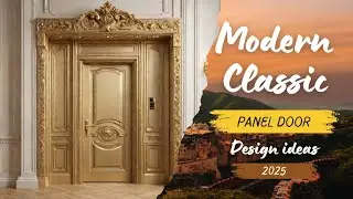 Satisfying Modern Classic Panel Door Design