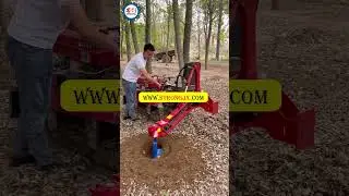 Mini Tracked Tractor Mounted Tree Digging Machine