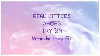 SHOPKINS REAL LITTLES SHOES - WHO DO THEY FIT - ADULT COLLECTOR