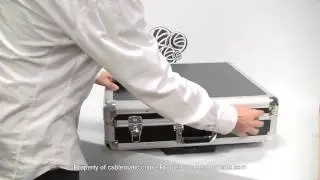 Maleta DJ para 200 CD con trolley de RackMatic&reg; distribuido por CABLEMATIC &reg;