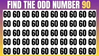 Find The Odd One Out | Test Your Observation Skills | Numbers, Letters & Emoji | YourBrainTwist #5