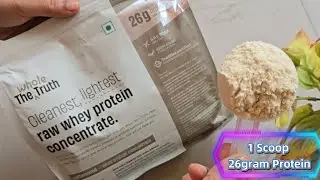 The Whole Truth Whey Concentrate Unflavoured 1kg Honest Review | Whey Protein Powder