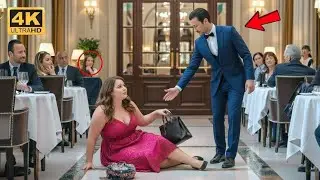 Everyone Laughed Waiter Single Dad Helping Fallen Obese Woman &mdash; Until They Learned She Was Rich CEO