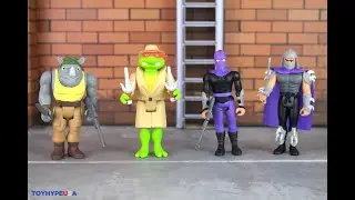 Super7 Teenage Mutant Ninja Turtles ReAction Wave 8 Cartoon Figures  Review