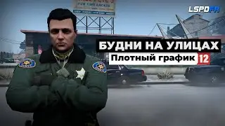 ПЛОТНЫЙ ГРАФИК | GTA 5 LSPDFR | ПОЛИЦЕЙСКИЕ БУДНИ #12