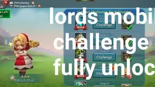 lords mobile astre witch doll  challenge 4 unlock🎮🎮