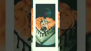 Square cake design..... flower cake decoration  simple cake decorative idea #squarecakedecore #cake