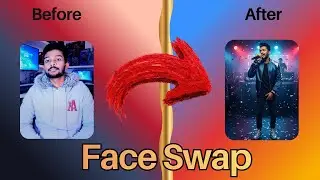How to change the face in a photo and a video using the same AI tool