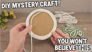 Это гениально! Невероятный декор из обычного шнурка ✨🧶
