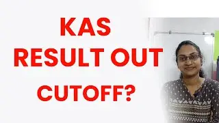 KAS RESULT OUT|KAS RESULT 2025|CUTOFF KAS