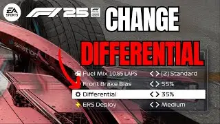 How to Adjust Differential during a Race in F1 25