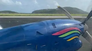 interCaribbean Airways | Embraer EMB-120 Departing Tortola - British Virgin Islands (EIS)