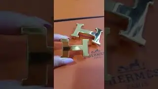 WEAR AND TEAR OF THE HERMES H BUCKLE