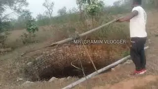 my first कुआं से पानी निकालने वाला Funny video vloggeing#mr #gramin #vlogger #viral #new #nature #jh
