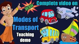 | How To Teach TRANSPORT to kids | |Means of Transport | | Educational Video | #deeeptitalks