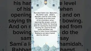 Prophet Muhammad&rsquo;s (ﷺ) Practice of Raising Hands in Salah.Explained#SunnahInSalah#PropheticPractice