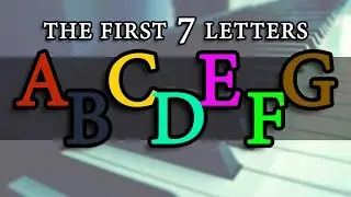 What is the musical alphabet?
