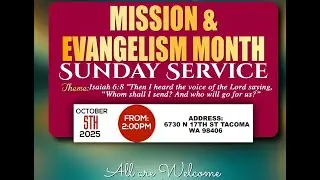 Sunday Worship Service: Christ The King Anglican Church Tacoma Washington State