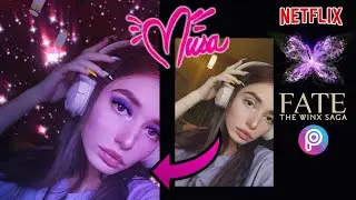 ✨Editar maquillaje + efecto ne&oacute;n con PicsArt 2021 | Musa WINX transformaci&oacute;n