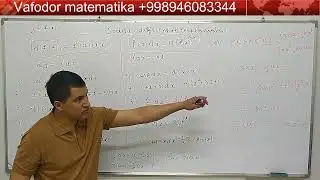 74-dars, Sodda differensial tenglamalar, Vafodor matematika