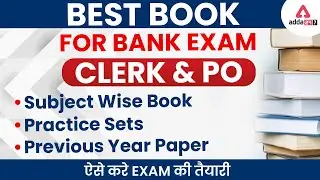 BEST BOOK FOR Bank Exam Clerk & PO [Subject Wise Book]
