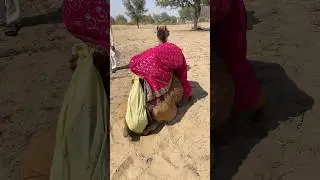 A Brave Woman Calms Her Camel 🐪💪
