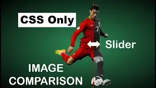 CSS Only Image Comparison using Slider Full Video https://youtu.be/Cz5BqrPMEPo #css #shorts